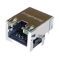 Amphenol Commercial Products RJE711881352 Modular RJ45 CAT6 Recessed LEDs