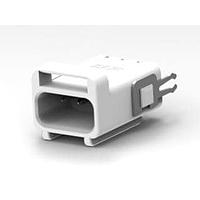 P&B 1-2834237-1 Receptacle Connector 3P REC, IP67 VERT T/H CONN,NATURE