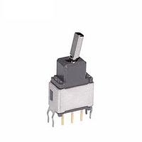 NKK Switches A12HB Process Sealed Subminiature Toggles SPDT ON-ON .248 FLAT STRT BRKT PC .4VA