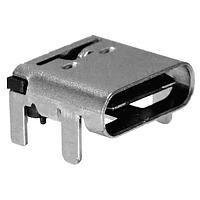Kycon KUSBX-SMT3-CS-BTR USB Type C Connectors R/A USB TypeC 2-PIN Long TH GOLD FLASH