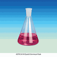 DaiHan SL.Qu.Fl026 Erlen. Flasks, Quartz, 1000ml, 135 x h215mm, joint 24/40