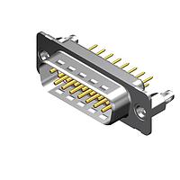 Molex / FCT 173109-1047 Standard Density FCT DSUB STR PC PLG 09 PN W/SNAPIN