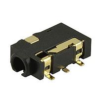 Same Sky (formerly CUI Devices) SJ2-25313C-SMT-TR Phone Connectors 2.5mm gold terminal 3conductr Ring swtch