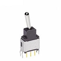 NKK Switches A13AB Process Sealed Subminiature Toggles ON-OFF-ON .394 BAT STRT BRKT PC .4VA