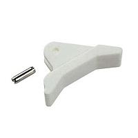 BIVAR CP-06 OE Card Ejectors PCB Card Ejector, 0.062 in. PCB Width, 1.13 in. Upturned Lever, Nylon, Orange