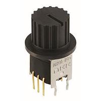 NKK Switches NR01105ANG13-1C Rotary Switches 5POS 1P 28VAC/DC RED 45 Degree NonShrt