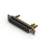 EDAC 628-25W3622-7NA Mixed Contact D-Sub Connectors Vertical Combo Dsub