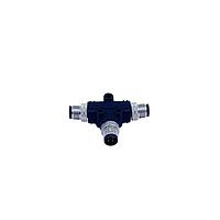 NorComp T58-B05-MMMR001 Circular Metric Connectors Male to Male and Male M12 Adapter 5 Position T Splitter