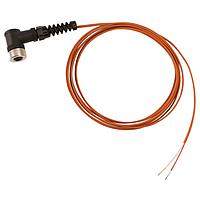 OMEGA M12CFM-PPE24S-SFSR-FL-3 M12 Cable, 2 wire, Field Mountable, Thermocouple Compensated (Stripped Leads, M12 4 pin Female, Thermocouple Type E, Thermocouple Type E, PVC)