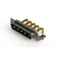 EDAC 629-5W5-250-2T3 Mixed Contact D-Sub Connectors Right-angle Power Combo D-Sub Connector