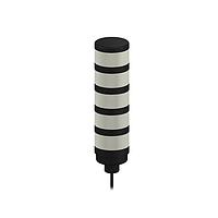 Banner Engineering TL70BOGRQ Modular Tower Light TL70 Tower Light; Black Housing: 4-Color Indicator; Voltage: 12-30 V dc; Environmental Rating: IP65; Input: Bimodal; Colors: Blue Orange Green Red; 5-pin M12 Integral QD