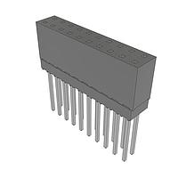 Samtec ESQ-110-14-L-D Sockets Elevated Socket Strip