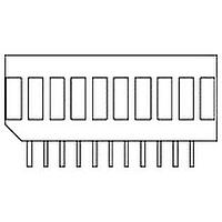 Lumex SSA-LXB10GW-RA LED Light Bars 10 SEGMENT GREEN R/A