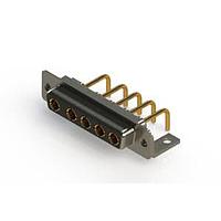 EDAC 630-5W5-250-1TC Mixed Contact D-Sub Connectors Right-angle Power Combo D-Sub Connector