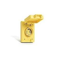Molex 1300180366 Extreme Receptacle with Single Flip Coverplate L1-15R FS COVERPLATE