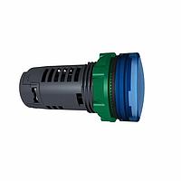 SCHNEIDER XB5EVB6 Panel Mount Indicators / Switch Indicators Monolithic Pilot LT, complete, 24V, Blue