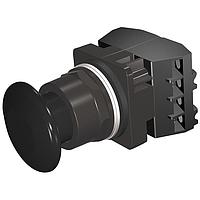 SIEMENS 52BM9W1B Pushbutton PUSHBUTTON,MOM,BLK,1 3/4" PLST,2POS,2BJK