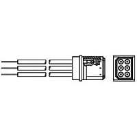 AMP Connectors - TE Connectivity 868021-1 Standard Circular Connector 6 POS PLUG ASY W/FLY LEADS