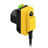 Banner Engineering QS18EP6DVQ5 Photoelectric Sensors WORLD-BEAM QS18 Series: Diffuse; Range: 600 mm; Input: 10-30 V dc; Output: Complementary Solid-State PNP; 150 mm (6 in) 4-pin M12 Pigtail QD