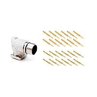 Amphenol SINE Systems MA7RAP1202-KIT Circular Metric Connectors 12 Pos male pins Large flange