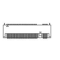 Adam Tech M2-J-67-R-SMT-8.50-KM-T/R Receptacles GEN4, M KEY, 67PIN, HEIGHT 8.5MM