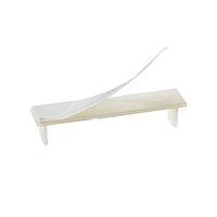 Essentra Components FCRC-13B-6 Clip, Flat Clamp,Flat/Rnd,Natural,1.62 in Max Wd