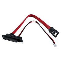 IEI Technology 32801-000201-300-RS Specialized Cables SATA CABLE;;3;150MM;26AWG;SATA 7+15P FEMALE 180;SATA 7P FEMALE 180+LOCK;JST PHR-2 P=2.0;;ONE PCS PKG W/ LABEL;;;;Wins Precision;RoHS