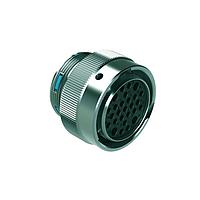Amphenol SINE Systems AHDM06-24-27SR Connectors SZ 24 PLUG 27 POS SOCKET RED ARGMNT
