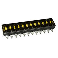 CTS Electronic Components 219-12MST DIP Switches SPST 12 switch sections