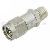 Fairview SA3R-10 10 dB Fixed Attenuator SMA Male To SMA Reverse Polarity Female Up To 3 GHz Rated To 2 Watts With Brass Nickel Body