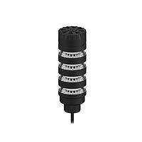 Banner Engineering TL50BLGYR1B2Q Tower Lights Beacon Tower Light: 4-Color Indicator; Voltage: 12-30 V dc or 24 V ac; Environmental Rating: IP67; Input: Bimodal; Colors: Green steady Yellow steady Red rotate Blue flash; 5-pin M12 Integral QD