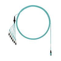 Panduit FZTRP8NUFSNF077 Fiber Optic Cable Assemblies OM4 12-fiber round harness cable, plenum