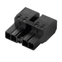 Weidmuller 1061140000 Pluggable Terminal Blocks SVF 7.62HP/04/180MSF3 SN BK BX