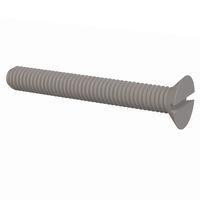 Essentra Components 50M060100H045 Slotted Countersunk 90 Slotted CSK Screw, M6 X 1 Thread, 45mm Lg