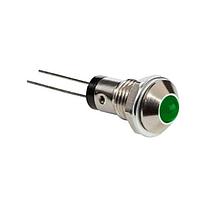 BIVAR MPC5GT Indicators 5mm Grn Tin Lens Mtl Panel Mnt Ind.