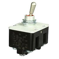Honeywell 4TL1-50 Toggle Switches 4PDT (On)-Off-On Screw Term 10A