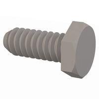 Essentra Components 010440H028 Cap Screw Hex Unslotted Bolt, #4-40 Thread, 9/32 Lg