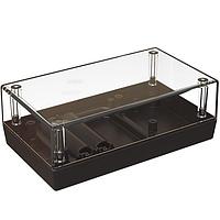 Serpac 152C2AA,AL Plastic 152C2AA Clear Top / Almond Enclosure