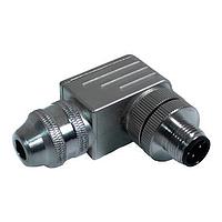 Mueller BU-12ZS41-PG9 M12 Field Wireable Connector M12 3 PIN M RA STL A CD PG9 FW