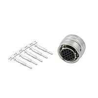 Amphenol Industrial LPT06SE-12-8S(027)(LC) Connectors Strt Plug 8 socket Black Zinc Plating