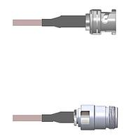 Amphenol Custom Cable Q-0K01V000R048i RF Cable Assemblies BNC-SP/N-SJ G316D 48I