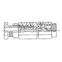 Amphenol SV Microwave M39012/73-0003 RF MIL Spec Connectors SMC M Cable Conn RG-178 Cable, Clamp