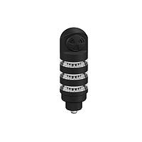 Banner Engineering TL50BL3ALSKQ Tower Lights TL50 Pro Tower Light with IO-Link Sealed Loud Audible, Beacon Black Housing: 3 Lighted Segments; Voltage: 18-30 V dc; Environmental Rating: IP67; Colors: Multicolor; 4-pin M12 Integral QD