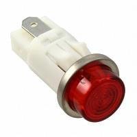 VCC 1051QC1 Neon Panel Mount Indicators RED DIFFUSED 1/2" MOUNTING HOLE