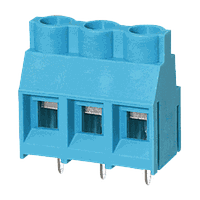 Same Sky (formerly CUI Devices) TB005-762-03BK Pluggable Terminal Blocks Terminal block, screw type, 7.62 , horizontal, 3 poles, Black, slotted screw, PCB mount