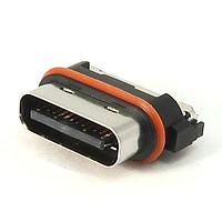 JAE Electronics DX07W024JA1R1000 USB Type C Connectors 2R 24P RA RECEPT WATERPROOF LONGSHELL