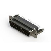 EDAC 627-025-341-076 D-Sub Connectors - Standard Density Vertical Metal Body D-Sub Connector