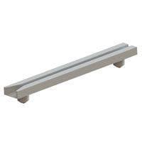 Essentra Components RSFS-250 Snap-In Card Guide,Snap In,Natural,2-1/2 inLg