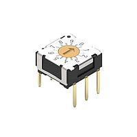 Wurth Elektronik 428547320911 Rotary Switches WS-ROSV Rot Swi IP67 10Pos Hor Orange THT