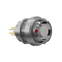 ODU GK3LAC-P16NFH2-000L Connectors Panel Receptacle, Sty GK, Ser L, Sz 3, 16pos, 22AWG, PEEK, CRIMP